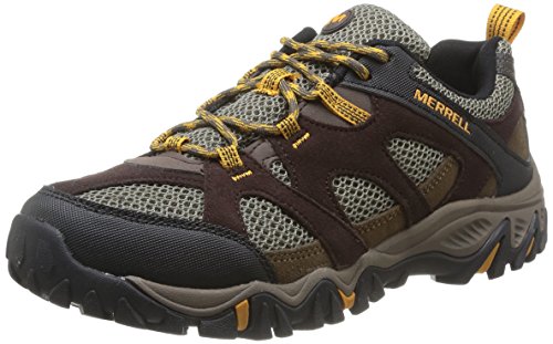 Merrell Rockbit, Herren Trekking- & Wanderhalbschuhe Trekking- & Wanderschuhe, Grau - Gris (Bracken/Butterscotch), 44 von Merrell