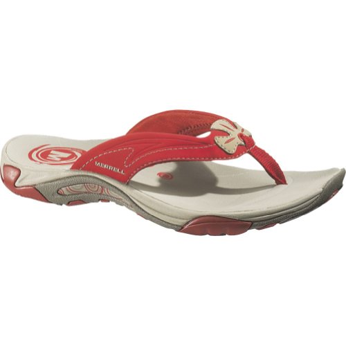 Merrell SIREN THONG SPORT/RED J85274, Damen Sandalen/Zehentrenner, rot, (RED), EU 39, (US 8), (UK 6) von Merrell