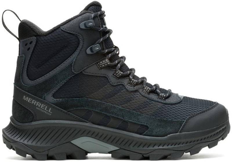 Merrell SPEED STRIKE 2 THERMO MID WP BLACK Stiefel von Merrell