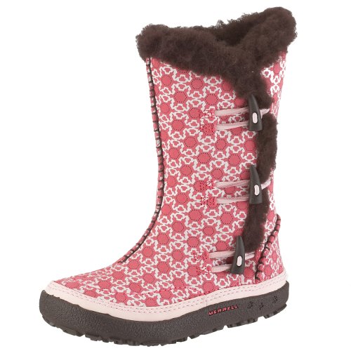 Merrell SPIRIT TIBET HIGH KIDS J20114, Mädchen Stiefel, rosa, (pink snowflake ), EU 31 (US 13, UK 12) von Merrell