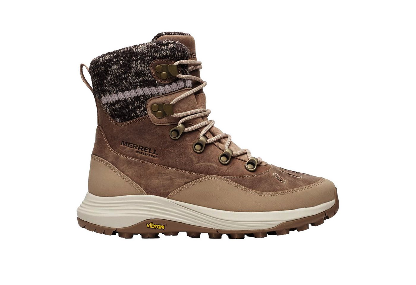 Merrell Siren 4 Thermo Mid Zip WP Wanderschuh eingestanzter Markenschriftzug von Merrell