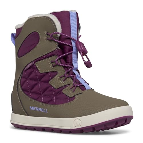 Merrell Snow Bank 4.0 WTRPF Schneestiefel, Truffle Plum, 34 EU von Merrell