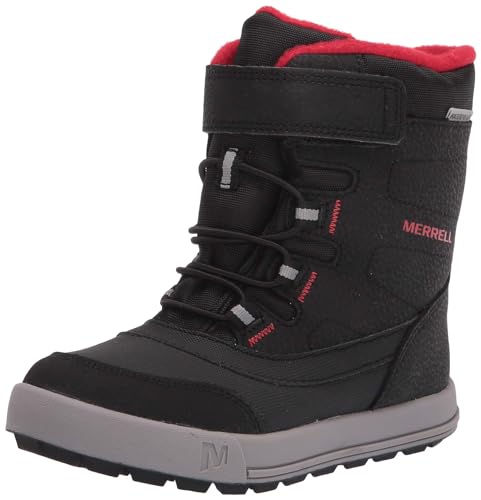 Merrell Snow Storm WTRPF Gummistiefel, Schwarz Grau Rot, 29 EU von Merrell