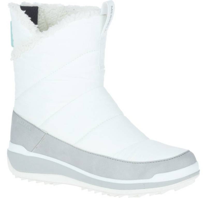 Merrell Snowcreek Sport Mid Zip Polar Waterproof/wasserdicht weiss Damen Winterstiefel von Merrell