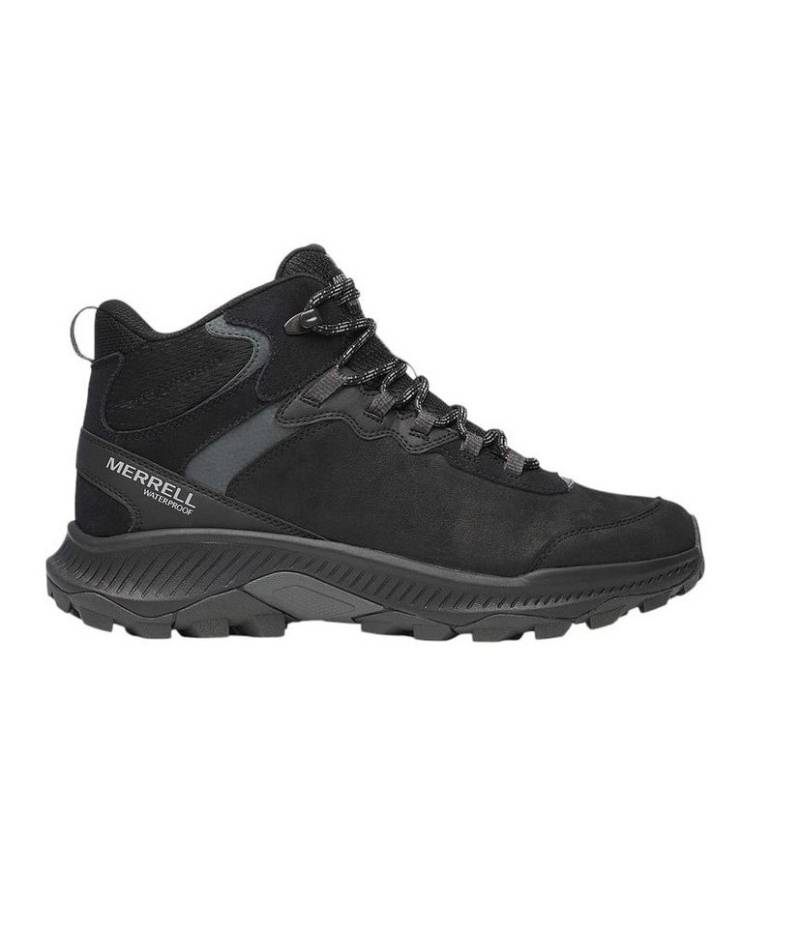 Merrell Speed Strike 2 Leather WP (Vollnarbenleder, wasserdicht) schwarz Wanderschuh von Merrell