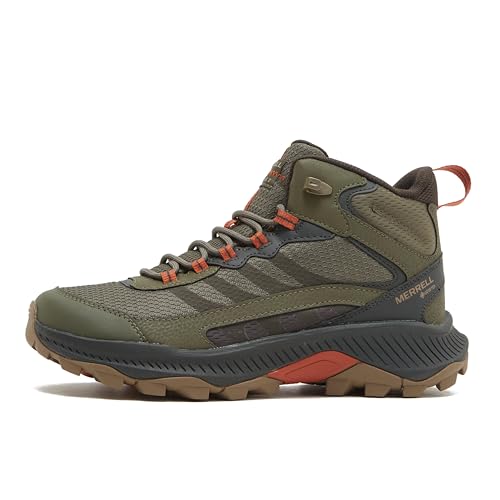Merrell Speed Strike 2 Mid GTX Artikelnummer J037819, Grün Grau Orange, 43 EU von Merrell