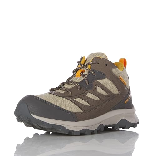 Merrell Speed Strike 2 Mid Wanderstiefel für Kinder, unisex, Trüffel/Orange, 13 Big Kid Merrell Speed Strike 2 Mid Wanderstiefel für Kinder, unisex, Trüffel/Orange, 13 Big Kid von Merrell