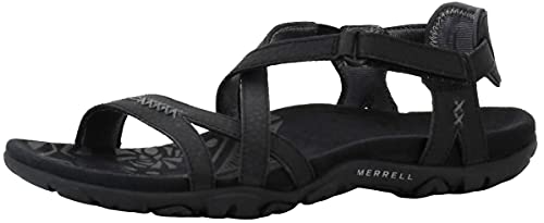 Merrell Terran ARI Lattice, Damen-Flip-Flops, Größe 42, Schwarze Nacht, 38.5 EU von Merrell