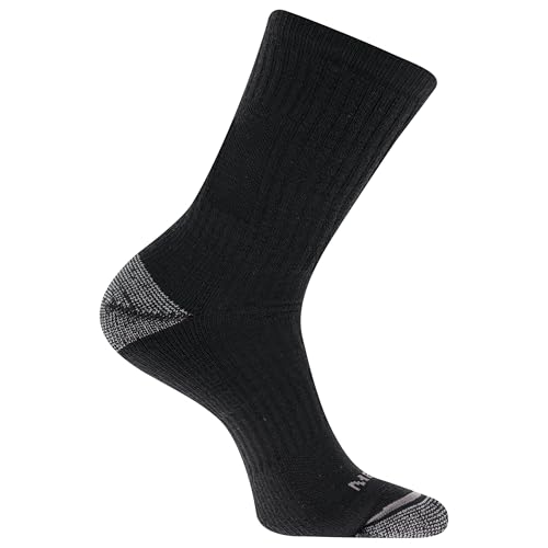 Merrell Unisex-Erwachsene Merino Blend Elite Tactical 1 Paar Socken, Schwarz, Medium-Large von Merrell
