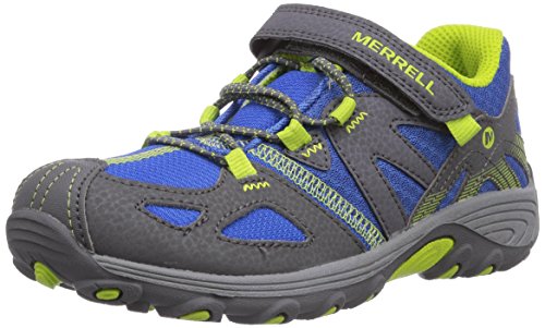 Merrell Unisex-Kinder Grassbow A/C Trekking-& Wanderhalbschuhe, Mehrfarbig (Blue) von Merrell