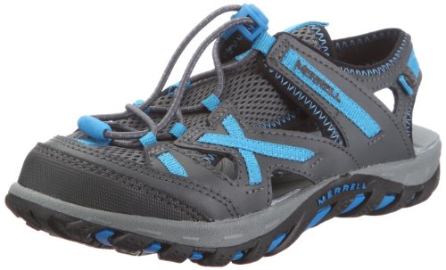 Merrell Unisex-Kinder Waterpro Skip Kids Sport-& Outdoor Sandalen, Blau/Granite/Brilliant blu von Merrell