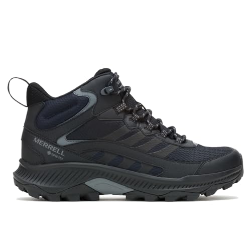 Merrell Unisex Speed Strike 2 MID GTX Sneaker, Black, 44.5 EU von Merrell
