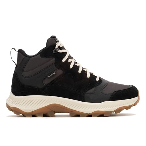 Merrell Unisex Tempo SOL MID WP Sneaker, Black, 43.5 EU von Merrell