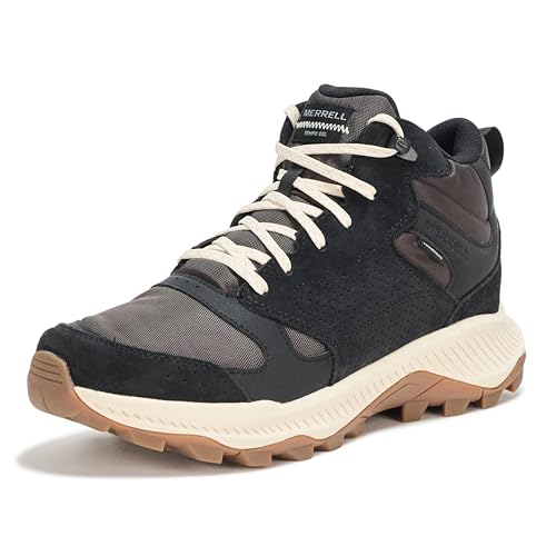 Merrell Unisex Tempo SOL MID WP Sneaker, Black, 46.5 EU Merrell Unisex Tempo SOL MID WP Sneaker, Black, 46.5 EU von Merrell