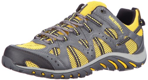 Merrell Waterpro Manistee J39059, Herren Sportschuhe - Outdoor, Grau (Castle Rock/Anodized G), EU 43 von Merrell