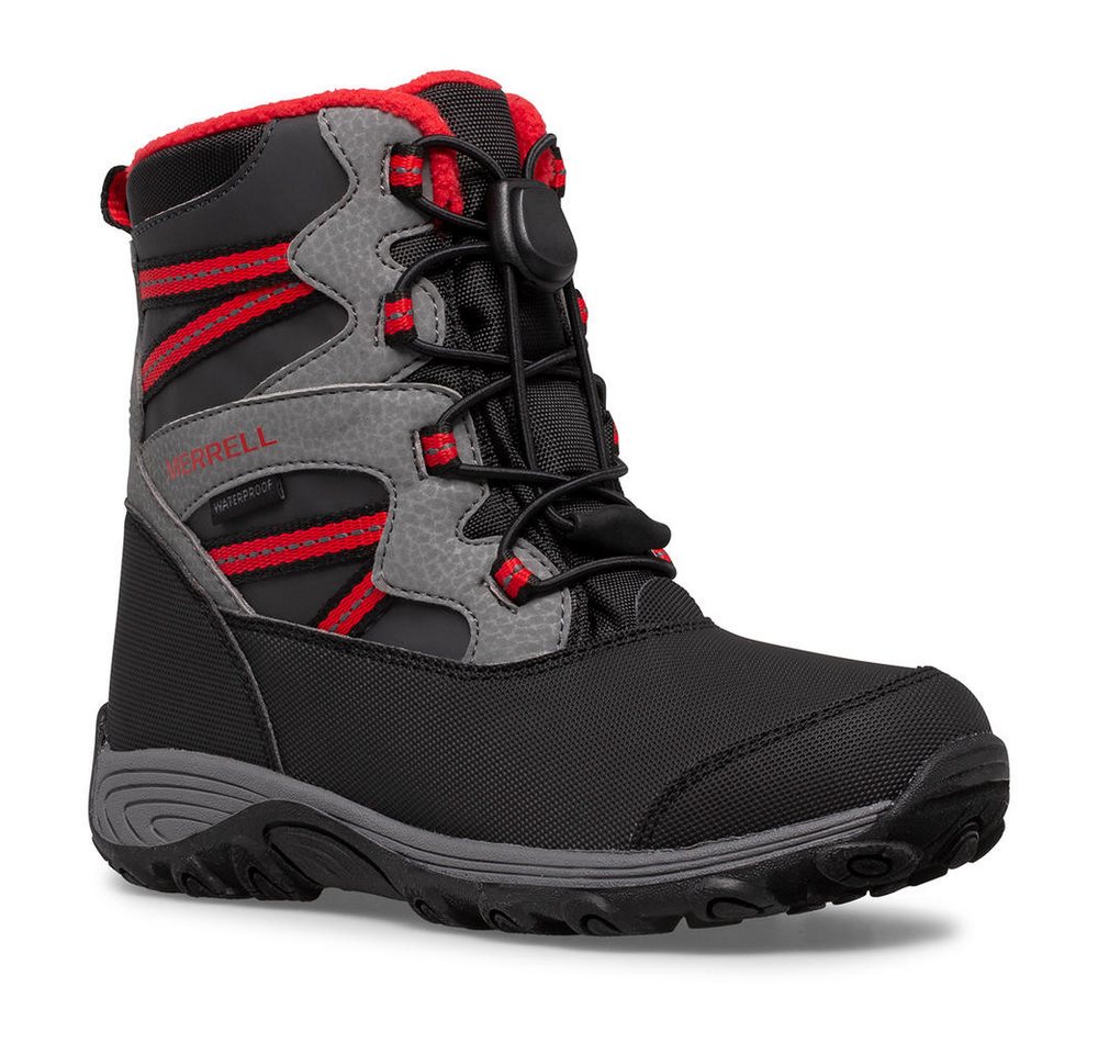 Merrell Winterstiefel Outback Snow Boot WTPF (wasserdicht) schwarz Kinder Wanderschuh von Merrell