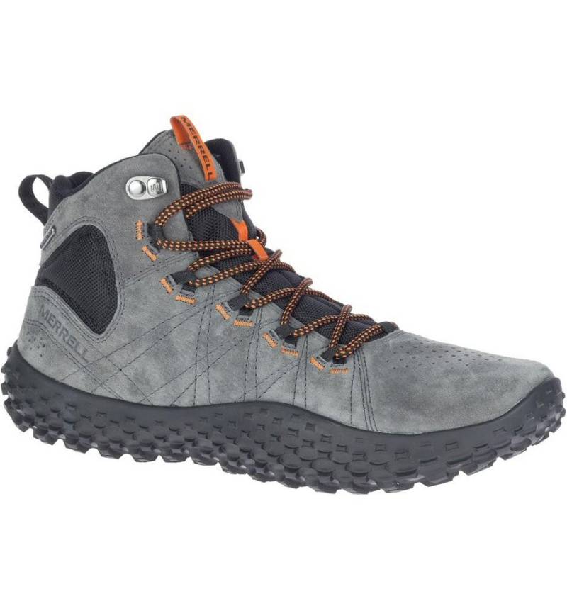 Merrell Wrapt Mid WP (Minimal-Laufschuhe, Leder, wasserdicht) granitegrau Sneaker von Merrell