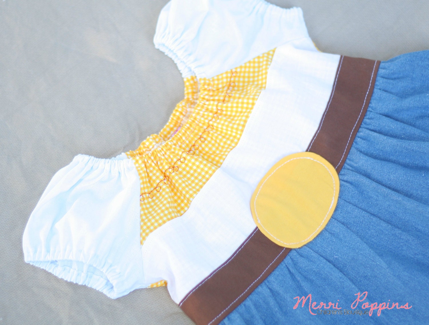 Cowgirl Jessie Inspiriertes Kleid Handgemachtes Baumwollkostüm Cowgirl Jessie Inspiriertes Kleid Handgemachtes Baumwollkostüm von MerriPoppins