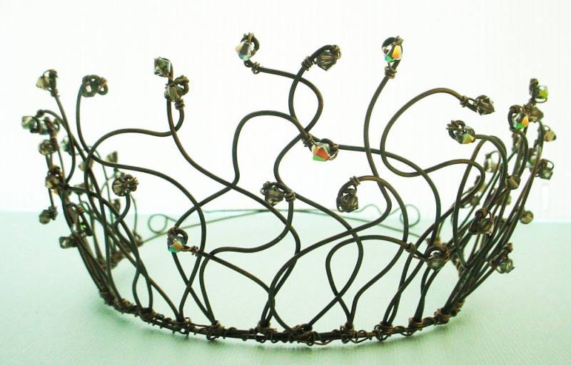 Schwarze Schwan Tiara, Personalisieren Sie Ihre Krone, Kostenloser Versand Schwarze Schwan Tiara, Personalisieren Sie Ihre Krone, Kostenloser Versand von MerrittGade