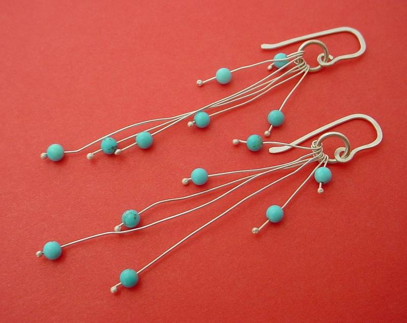 Türkis & Silber Bio Ohrringe Türkis & Silber Bio Ohrringe von MerrittGade