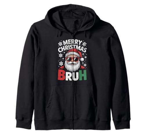 Frohe Weihnachten Bruh Meme Lustiger Spruch für Bruder Jungen Männer Kapuzenjacke Frohe Weihnachten Bruh Meme Lustiger Spruch für Bruder Jungen Männer Kapuzenjacke von Merry Christmas Bruh Meme Funny Saying for Brother