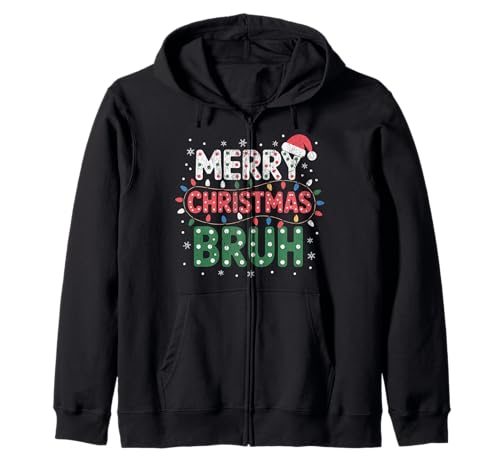 Frohe Weihnachten Bruh Meme Lustiger Spruch für Bruder Jungen Männer Kapuzenjacke Frohe Weihnachten Bruh Meme Lustiger Spruch für Bruder Jungen Männer Kapuzenjacke von Merry Christmas Bruh Meme Funny Saying for Brother