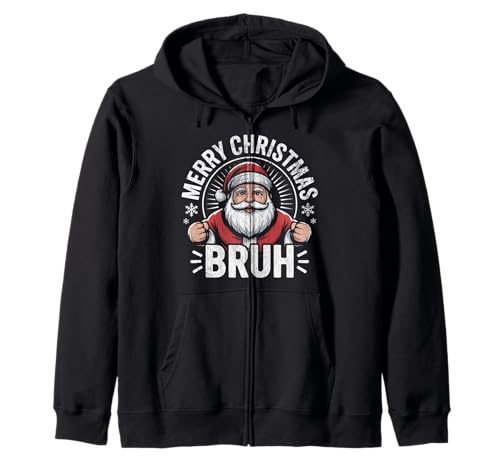 Frohe Weihnachten Bruh Meme Lustiger Spruch für Bruder Jungen Männer Kapuzenjacke Frohe Weihnachten Bruh Meme Lustiger Spruch für Bruder Jungen Männer Kapuzenjacke von Merry Christmas Bruh Meme Funny Saying for Brother