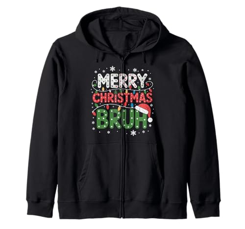 Frohe Weihnachten Bruh Meme Lustiger Spruch für Bruder Jungen Männer Kapuzenjacke Frohe Weihnachten Bruh Meme Lustiger Spruch für Bruder Jungen Männer Kapuzenjacke von Merry Christmas Bruh Meme Funny Saying for Brother