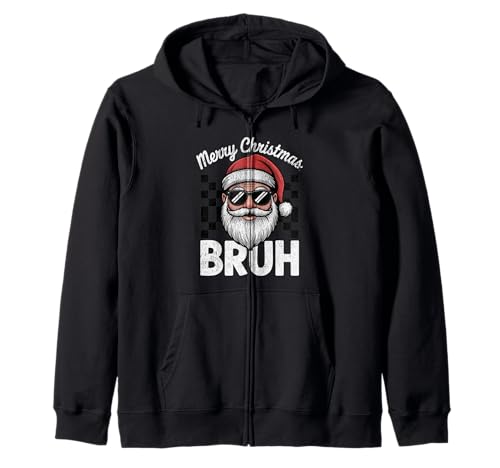 Frohe Weihnachten Bruh Meme Lustiger Spruch für Bruder Jungen Männer Kapuzenjacke Frohe Weihnachten Bruh Meme Lustiger Spruch für Bruder Jungen Männer Kapuzenjacke von Merry Christmas Bruh Meme Funny Saying for Brother