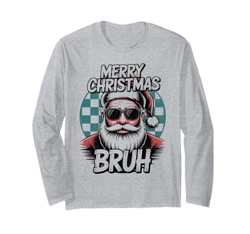 Frohe Weihnachten Bruh Meme Lustiger Spruch für Bruder Jungen Männer Langarmshirt Frohe Weihnachten Bruh Meme Lustiger Spruch für Bruder Jungen Männer Langarmshirt von Merry Christmas Bruh Meme Funny Saying for Brother