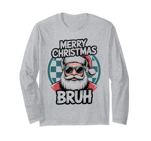 Frohe Weihnachten Bruh Meme Lustiger Spruch für Bruder Jungen Männer Langarmshirt Frohe Weihnachten Bruh Meme Lustiger Spruch für Bruder Jungen Männer Langarmshirt von Merry Christmas Bruh Meme Funny Saying for Brother