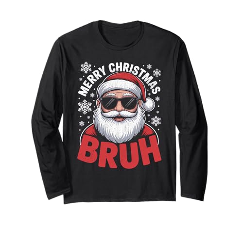 Frohe Weihnachten Bruh Meme Lustiger Spruch für Bruder Jungen Männer Langarmshirt Frohe Weihnachten Bruh Meme Lustiger Spruch für Bruder Jungen Männer Langarmshirt von Merry Christmas Bruh Meme Funny Saying for Brother
