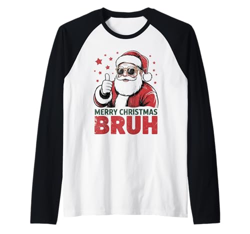 Frohe Weihnachten Bruh Meme Lustiger Spruch für Bruder Jungen Männer Raglan Frohe Weihnachten Bruh Meme Lustiger Spruch für Bruder Jungen Männer Raglan von Merry Christmas Bruh Meme Funny Saying for Brother