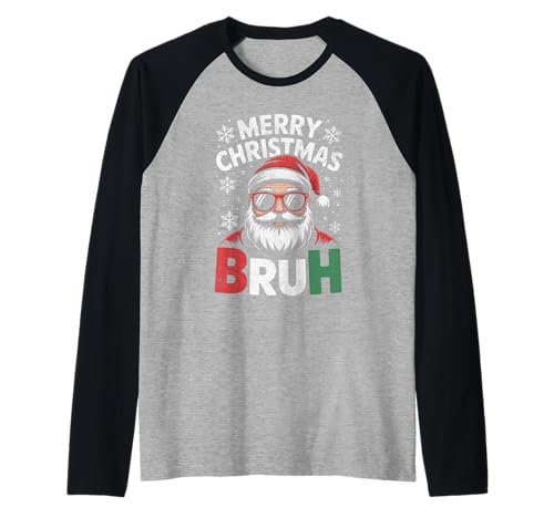 Frohe Weihnachten Bruh Meme Lustiger Spruch für Bruder Jungen Männer Raglan Frohe Weihnachten Bruh Meme Lustiger Spruch für Bruder Jungen Männer Raglan von Merry Christmas Bruh Meme Funny Saying for Brother