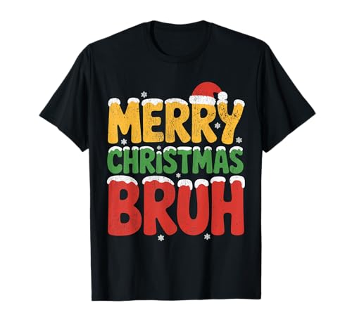 Frohe Weihnachten Bruh Meme Lustiger Spruch für Bruder Jungen Männer T-Shirt Frohe Weihnachten Bruh Meme Lustiger Spruch für Bruder Jungen Männer T-Shirt von Merry Christmas Bruh Meme Funny Saying for Brother