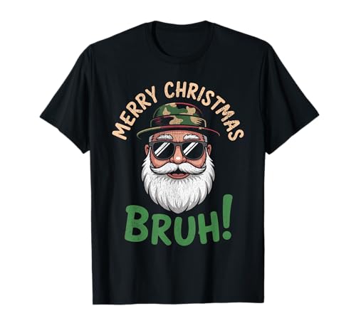 Frohe Weihnachten Bruh Meme Lustiger Spruch für Bruder Jungen Männer T-Shirt Frohe Weihnachten Bruh Meme Lustiger Spruch für Bruder Jungen Männer T-Shirt von Merry Christmas Bruh Meme Funny Saying for Brother