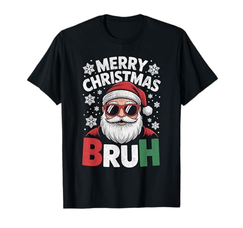 Frohe Weihnachten Bruh Meme Lustiger Spruch für Bruder Jungen Männer T-Shirt Frohe Weihnachten Bruh Meme Lustiger Spruch für Bruder Jungen Männer T-Shirt von Merry Christmas Bruh Meme Funny Saying for Brother