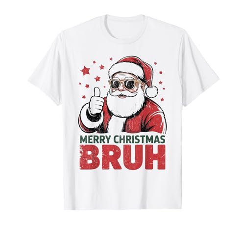 Frohe Weihnachten Bruh Meme Lustiger Spruch für Bruder Jungen Männer T-Shirt Frohe Weihnachten Bruh Meme Lustiger Spruch für Bruder Jungen Männer T-Shirt von Merry Christmas Bruh Meme Funny Saying for Brother