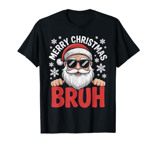Frohe Weihnachten Bruh Meme Lustiger Spruch für Bruder Jungen Männer T-Shirt Frohe Weihnachten Bruh Meme Lustiger Spruch für Bruder Jungen Männer T-Shirt von Merry Christmas Bruh Meme Funny Saying for Brother