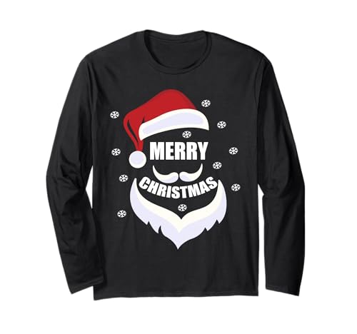 Frohe Weihnachten, lustiges Weihnachtsmann-Geschenk für Jungen und Mädchen Langarmshirt von Merry Christmas Designs