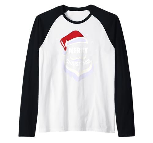 Frohe Weihnachten, lustiges Weihnachtsmann-Geschenk für Jungen und Mädchen Raglan Frohe Weihnachten, lustiges Weihnachtsmann-Geschenk für Jungen und Mädchen Raglan von Merry Christmas Designs