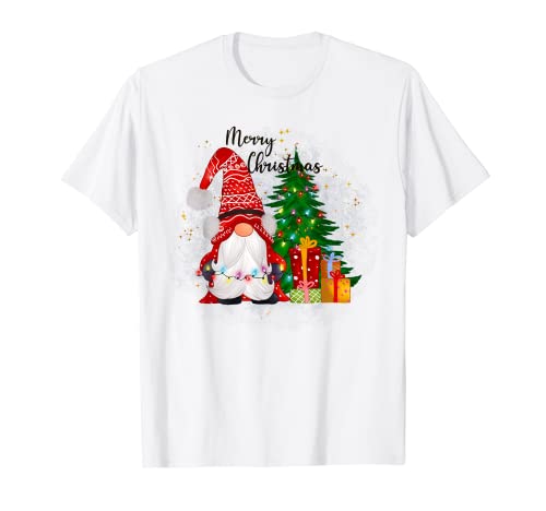 Weihnachten Weihnachtspullover Gnomie Gnomies Damen Herren T-Shirt von Merry Christmas Wichtel Pullover Geschenke lustig
