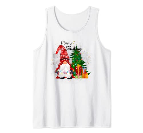 Weihnachten Weihnachtspullover Gnomie Gnomies Damen Herren Tank Top von Merry Christmas Wichtel Pullover Geschenke lustig