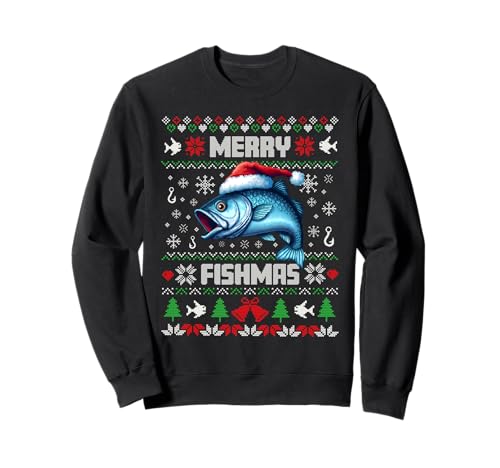 Merry Fishmas Funny Xmas Fishing Ugly Christmas Men Women Sweatshirt Merry Fishmas Funny Xmas Fishing Ugly Christmas Men Women Sweatshirt von Merry Fishmas Funny Christmas Fishing Xmas Designs