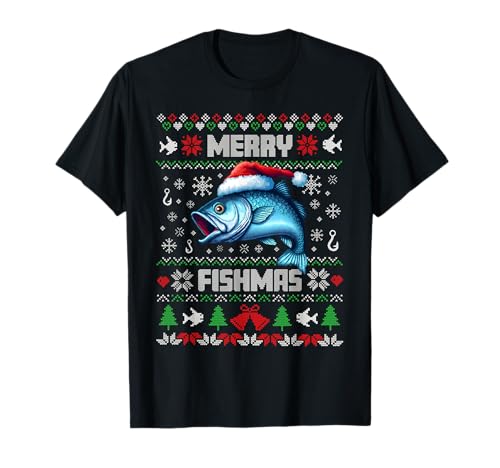 Merry Fishmas Funny Xmas Fishing Ugly Christmas Men Women T-Shirt Merry Fishmas Funny Xmas Fishing Ugly Christmas Men Women T-Shirt von Merry Fishmas Funny Christmas Fishing Xmas Designs