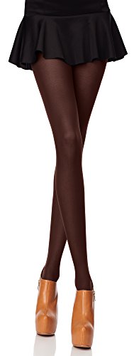 Merry Style Blickdichte Damen Strumpfhose Microfaser 70 DEN (Caffee, 1/2 (30-36)) von Merry Style