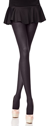 Merry Style Blickdichte Damen Strumpfhose Microfaser 70 DEN (Graphite, 1/2 (30-36)) von Merry Style