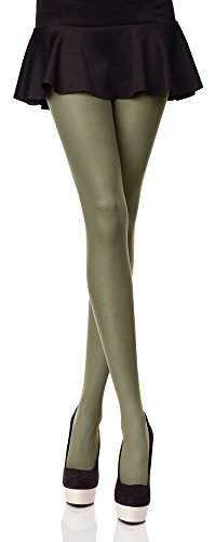 Merry Style Blickdichte Damen Strumpfhose Microfaser 70 DEN (Smaragd, 3 (36-40)) von Merry Style