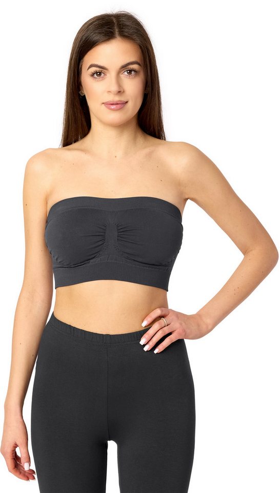 Merry Style Bandeau-BH Damen Bandeau Top 06 161 (ohne Bügel) von Merry Style