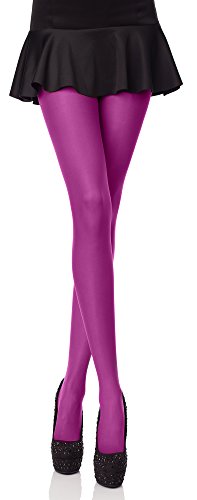 Merry Style Bunte Damen Strumpfhose Microfaser 40 DEN (Azalea, 1/2 (30-36)) von Merry Style